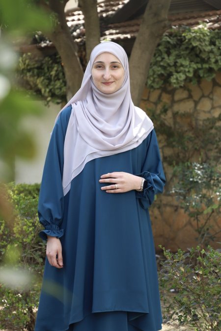 إدناء شرعي  "تنورة+كاب" مع هدية توصيل مجاني أو منديل شرعي مربع"