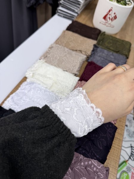 معصم قطن دانتيل - 12 لون