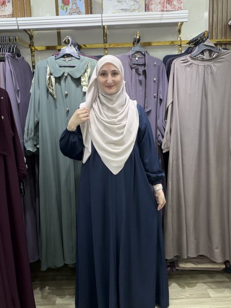 عباية بسحاب مع ازرار عالجنب