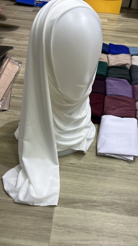 حجاب ماليزي قماشة لايكرا 22 لون