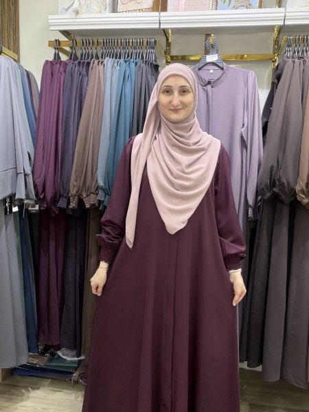 عباية مع سحاب بايد زم