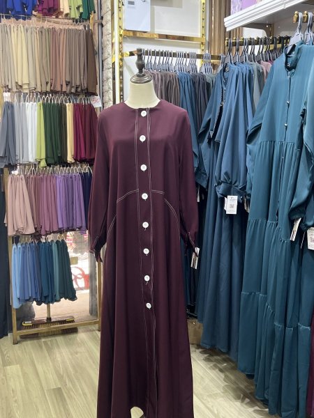 عباية سبورت مع ازرار