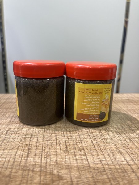 عسل مع زنجبيل وحبة البركة